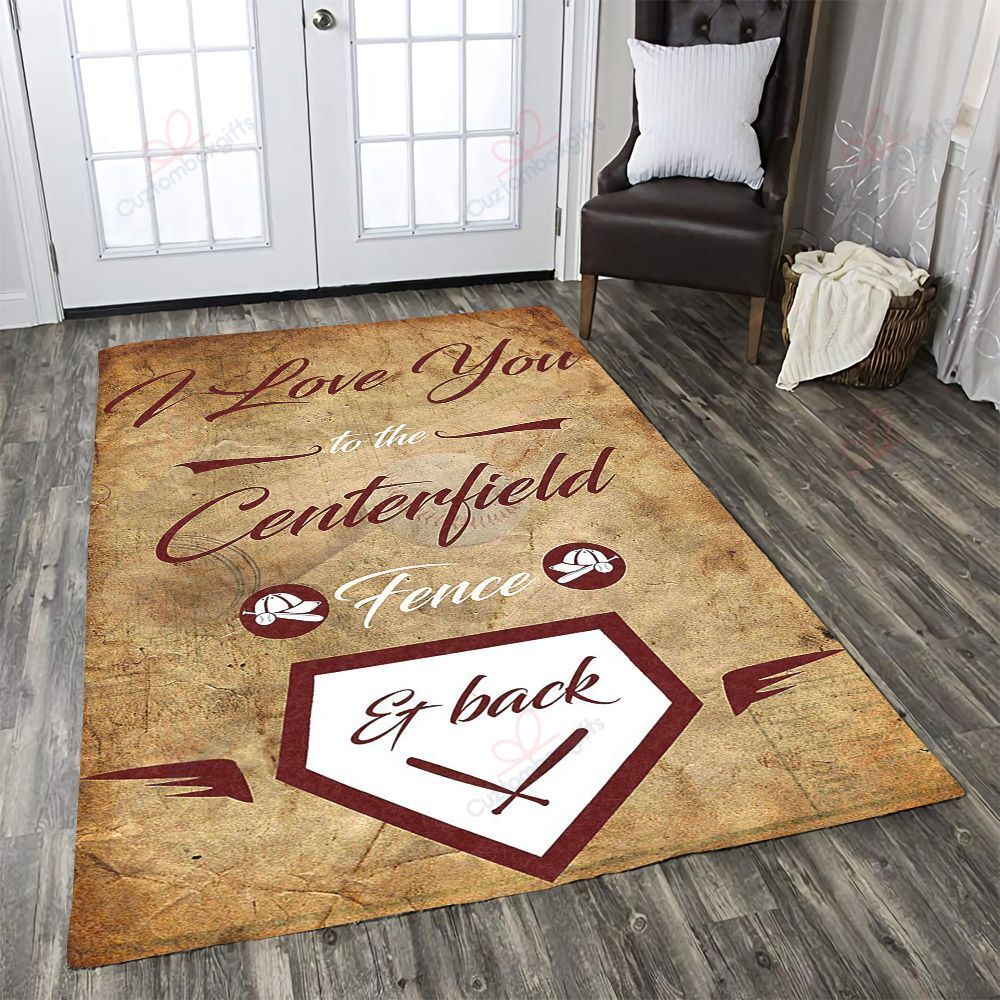 Baseball I Love You To The Centerfield Rug Sport Decor Gift Floor Decor Living Room Carpet Rug Area Rug - fcc5ef9d4e05 Baseball I Love You To The Centerfield Rug Sport Decor Gift Floor Decor Living Room Carpet Rug Area Rug - fcc5ef9d4e05
