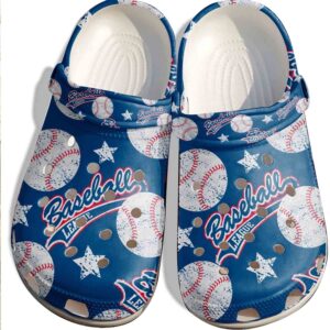 Baseball In Sky Shoes Crocs Clog For Batter-Funny Baseball League Shoes Crocbland Clog For Men Women