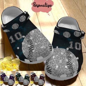 Baseball Is Life Personalized Personalize Clog Custom Crocs Fashionstyle Comfortable For Women Men Kid Print 3D