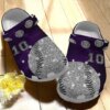 Baseball Is Life Purple Personalize Clog Custom Crocs Clog Number On Sandal Fashion Style Comfortable For Women Men Kid