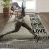 Baseball It Is Not The Number On My Back Its My Love For The Game Rug Sport Decor Gift Floor Decor Living Room Carpet Rug Area Rug - 5f09f4db9129