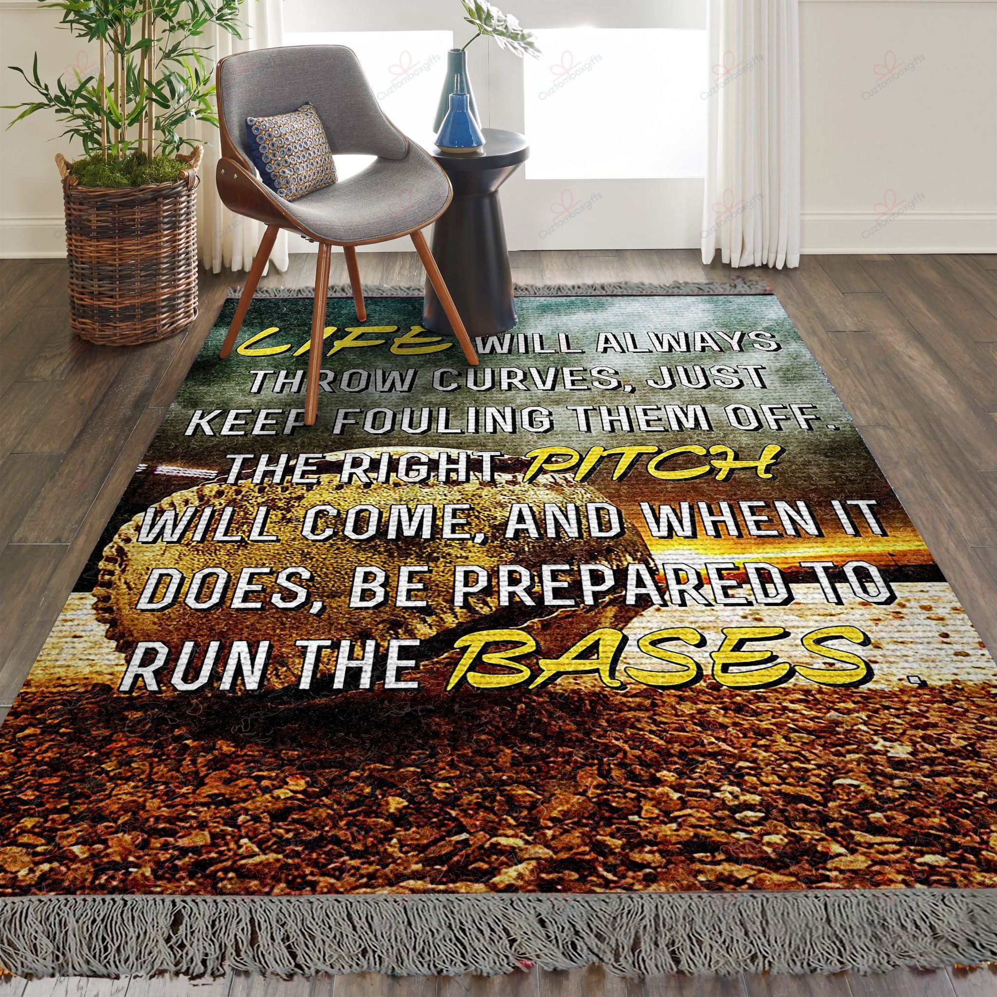 Baseball Life Will Always Throw Curves Just Keep Fouling Them Off Rug Sport Decor Gift Floor Decor Living Room Carpet Rug Area Rug - e60b35eeba98 Baseball Life Will Always Throw Curves Just Keep Fouling Them Off Rug Sport Decor Gift Floor Decor Living Room Carpet Rug Area Rug - e60b35eeba98