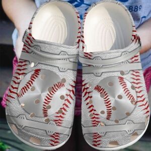 Baseball Metal Sku 122 Crocs Clog Clog Shoes