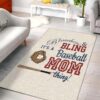Baseball Mom Rug Sport Decor Gift Floor Decor Living Room Carpet Rug Area Rug - fa21d5e26e37