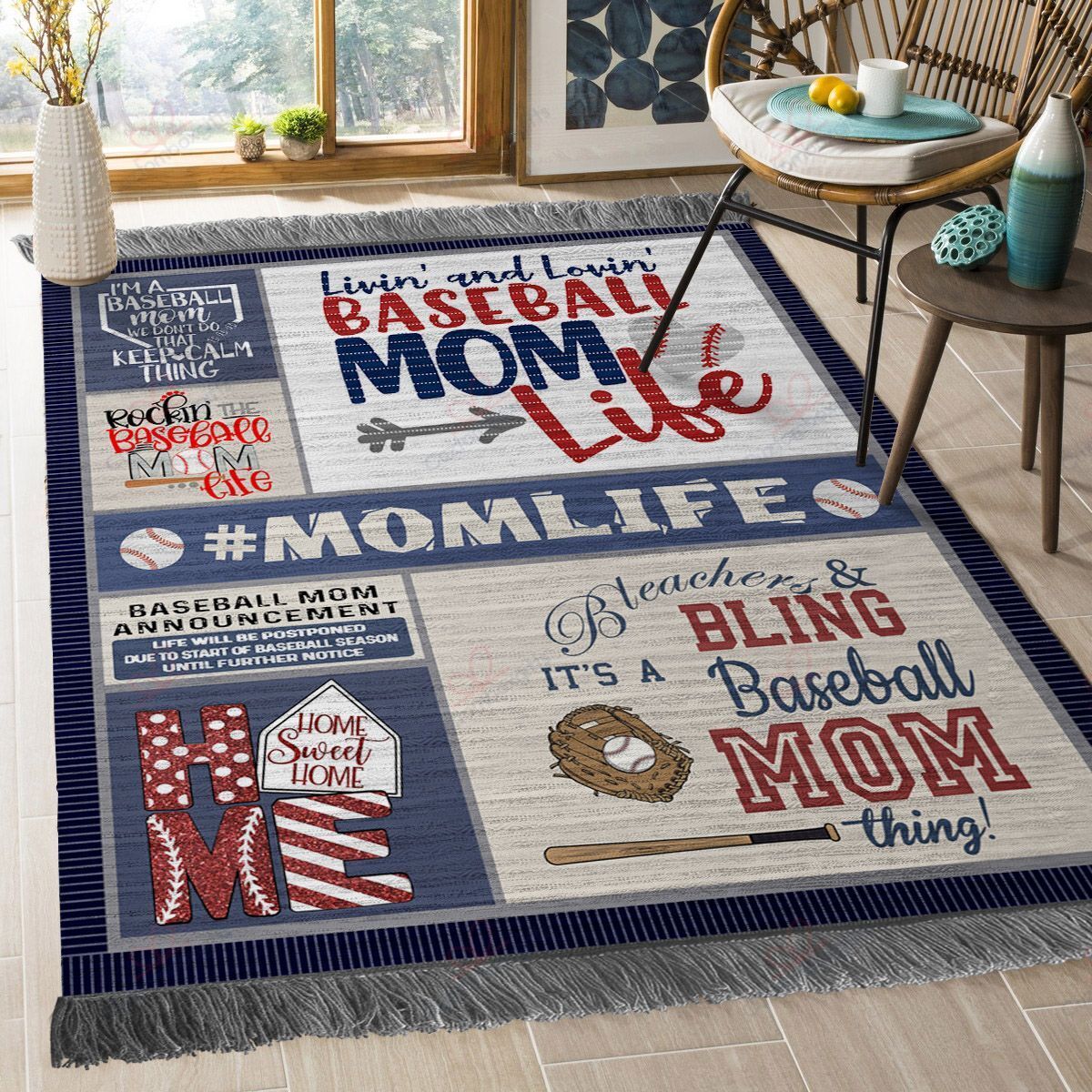 Baseball Mom Rug Sport Decor Gift Floor Decor Living Room Carpet Rug Area Rug - 2ceefe5b8ec8 Baseball Mom Rug Sport Decor Gift Floor Decor Living Room Carpet Rug Area Rug - 2ceefe5b8ec8