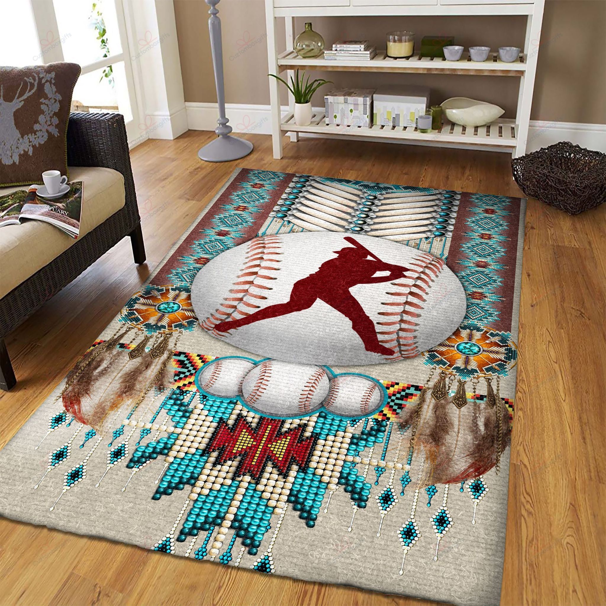 Baseball Native American Rug Sport Decor Gift Floor Decor Living Room Carpet Rug Area Rug - e11ef416ef90 Baseball Native American Rug Sport Decor Gift Floor Decor Living Room Carpet Rug Area Rug - e11ef416ef90
