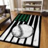 Baseball Patrick Flag Rug Sport Decor Gift Floor Decor Living Room Carpet Rug Area Rug - 860e888a6fb8