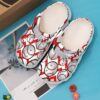 Baseball Pattern Sku 123 Crocs Clog Clog Shoes