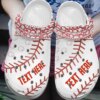 Baseball Personalize Clog Custom Crocs Fashionstyle Comfortable For Women Men Kid Print 3D Amazing Sport To Me