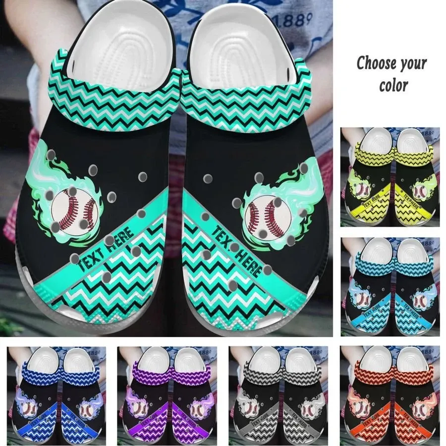 Baseball Personalize Clog Custom Crocs Fashionstyle Comfortable For Women Men Kid Print 3D Colorful Baseball Baseball Personalize Clog Custom Crocs Fashionstyle Comfortable For Women Men Kid Print 3D Colorful Baseball