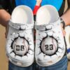 Baseball Personalized Breaking Wall Sku 129 Crocs Clog Clog Shoes