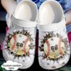 Baseball Personalized Broken Wall Sku 130 Crocs Crocband Clog Comfortable For Mens Womens Classic Clog Water Shoes