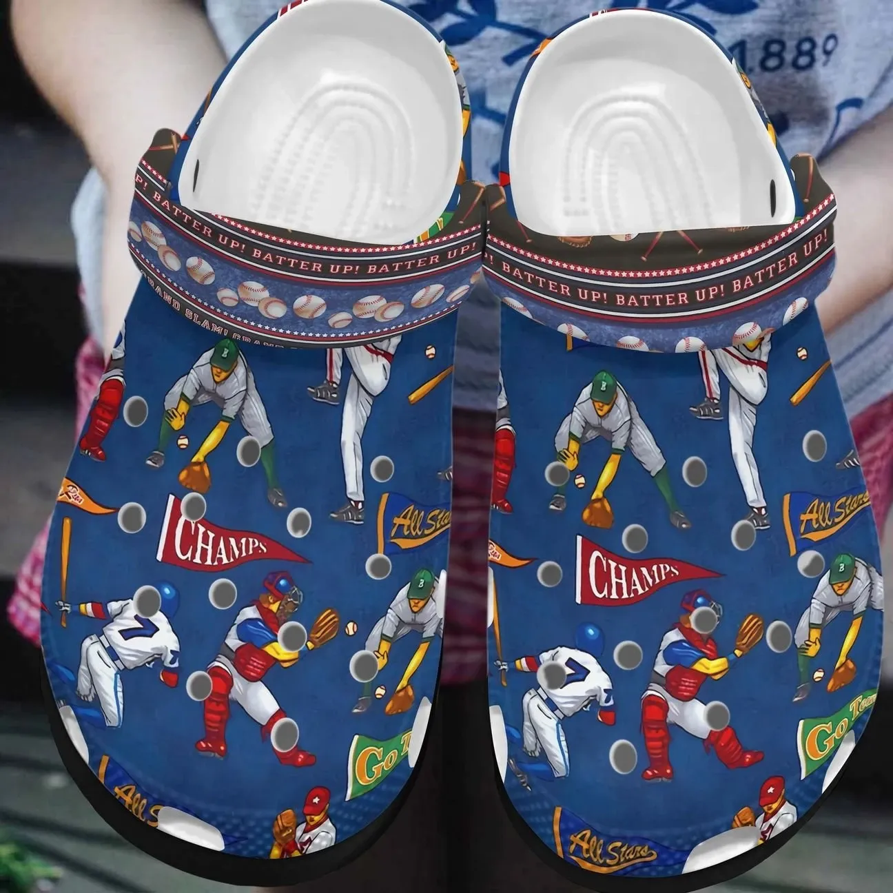 Baseball Personalized Clog Custom Crocs Comfortablefashion Style Comfortable For Women Men Kid Print 3D Baseball Champions Baseball Personalized Clog Custom Crocs Comfortablefashion Style Comfortable For Women Men Kid Print 3D Baseball Champions