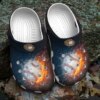 Baseball Personalized Clog Custom Crocs Comfortablefashion Style Comfortable For Women Men Kid Print 3D Baseball Fire