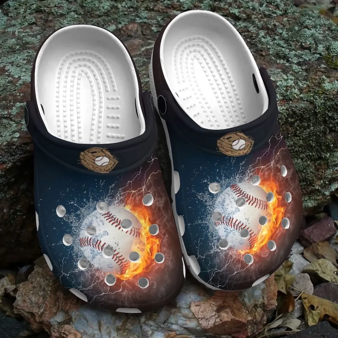 Baseball Personalized Clog Custom Crocs Comfortablefashion Style Comfortable For Women Men Kid Print 3D Baseball Fire Baseball Personalized Clog Custom Crocs Comfortablefashion Style Comfortable For Women Men Kid Print 3D Baseball Fire