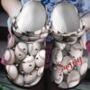 Baseball Personalized Clog Custom Crocs Comfortablefashion Style Comfortable For Women Men Kid Print 3D Baseball Strengthens Me