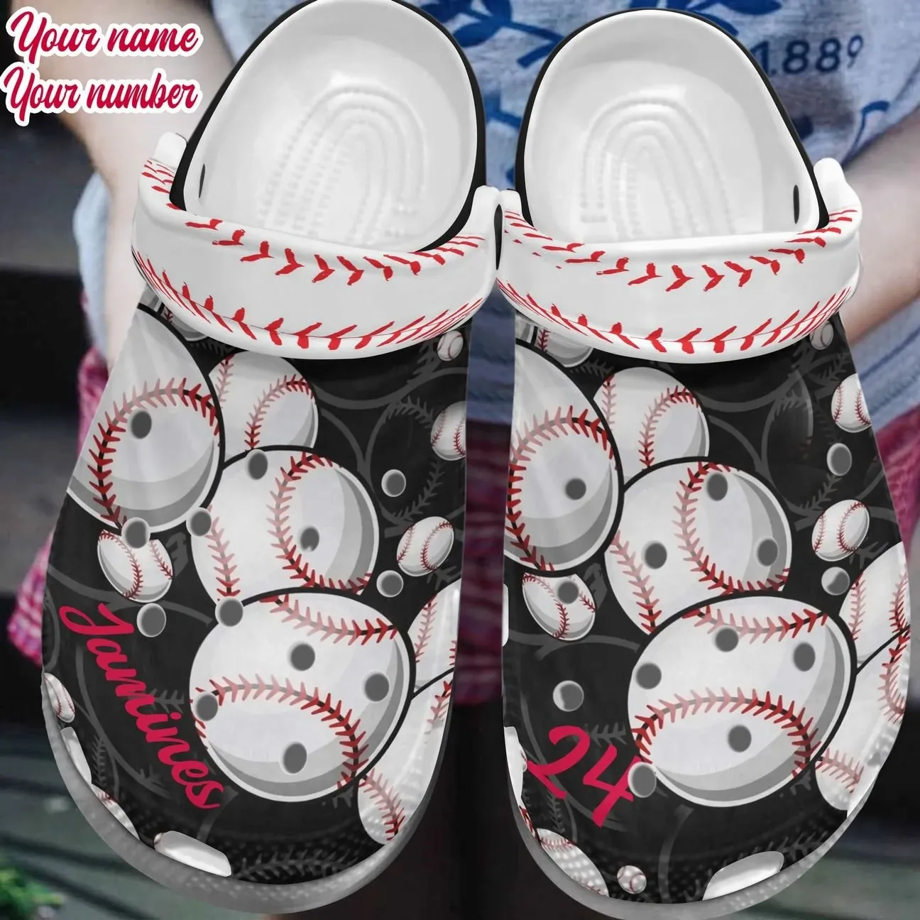 Baseball Personalized Clog Custom Crocs Comfortablefashion Style Comfortable For Women Men Kid Print 3D Baseball Vibes Baseball Personalized Clog Custom Crocs Comfortablefashion Style Comfortable For Women Men Kid Print 3D Baseball Vibes