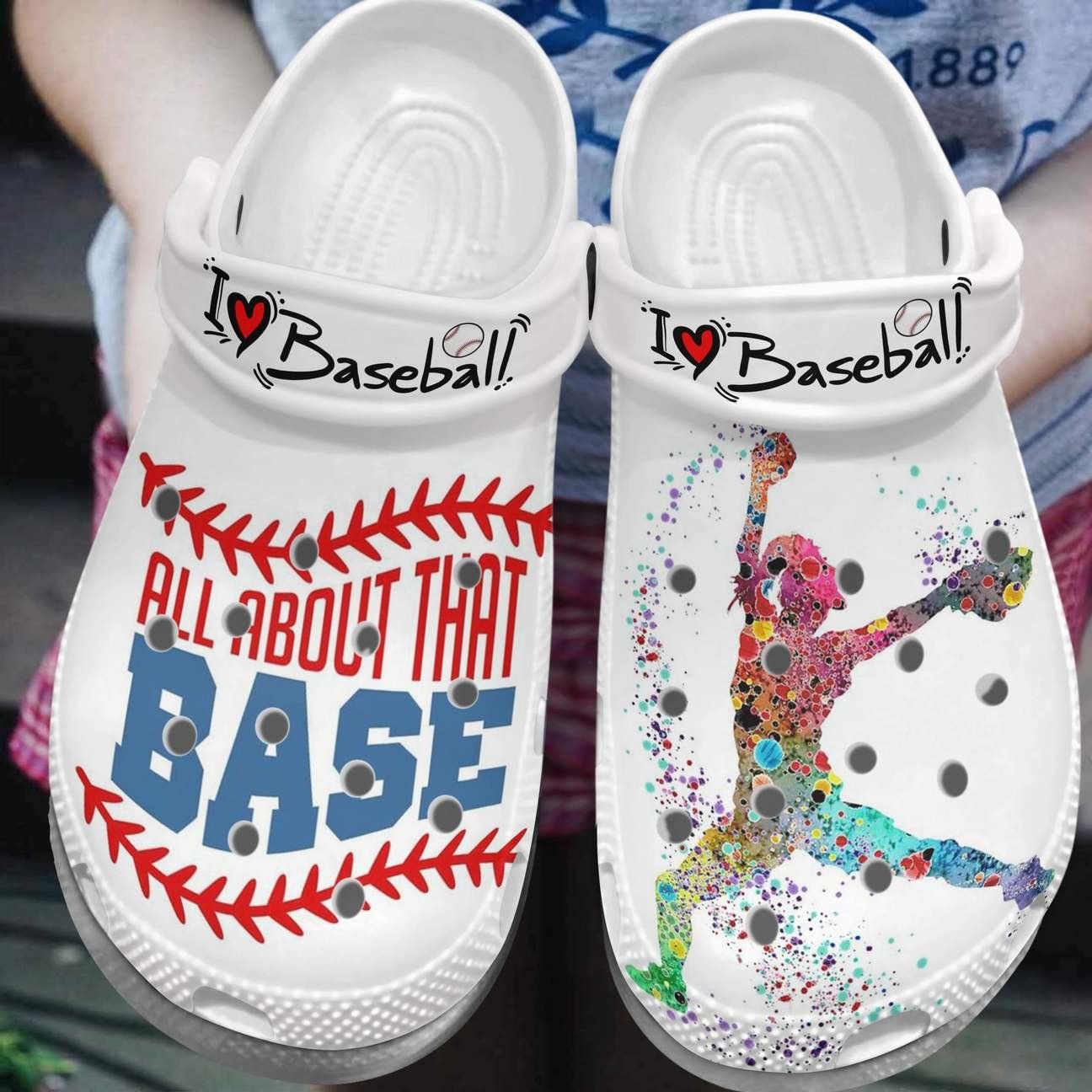 Baseball Personalized Clog Custom Crocs Comfortablefashion Style Comfortable For Women Men Kid Print 3D I Love Baseball Baseball Personalized Clog Custom Crocs Comfortablefashion Style Comfortable For Women Men Kid Print 3D I Love Baseball