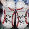 Baseball Personalized Clog Custom Crocs Comfortablefashion Style Comfortable For Women Men Kid Print 3D Mom