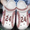 Baseball Personalized Clog Custom Crocs Comfortablefashion Style Comfortable For Women Men Kid Print 3D Number