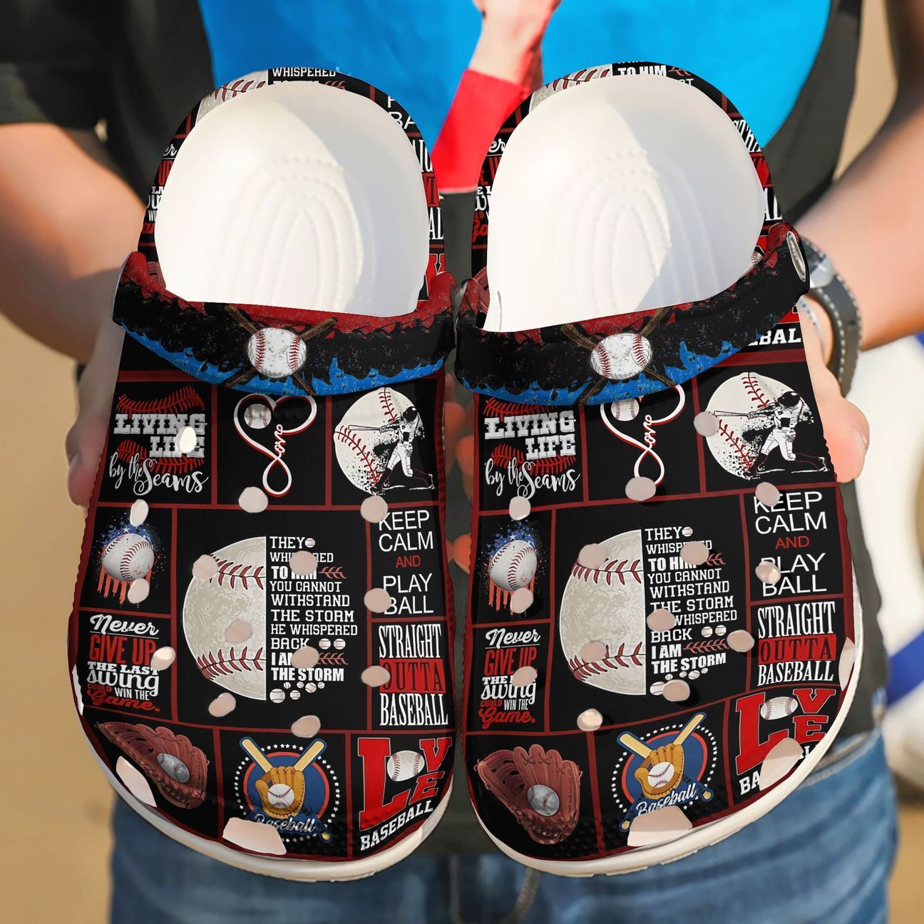 Baseball Personalized Clog Custom Crocs Comfortablefashion Style Comfortable For Women Men Kid Print 3D They Whispered Baseball Personalized Clog Custom Crocs Comfortablefashion Style Comfortable For Women Men Kid Print 3D They Whispered