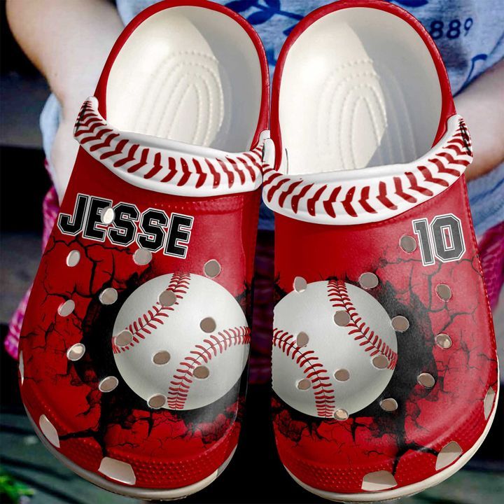 Baseball Personalized Crack Wall Sku 146 Crocs Crocband Clog Comfortable For Mens Womens Classic Clog Water Shoes Baseball Personalized Crack Wall Sku 146 Crocs Crocband Clog Comfortable For Mens Womens Classic Clog Water Shoes