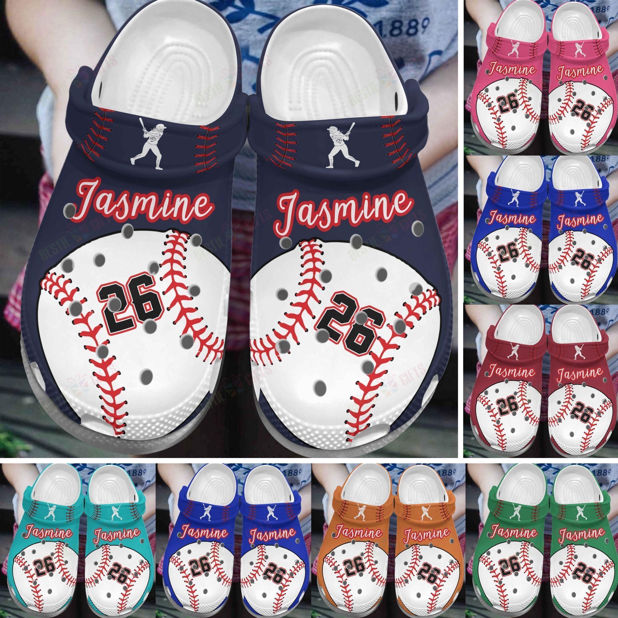 Baseball Personalized Crocs Clog Classic Clog Whitesole Love Baseball Th28 Shoes Baseball Personalized Crocs Clog Classic Clog Whitesole Love Baseball Th28 Shoes