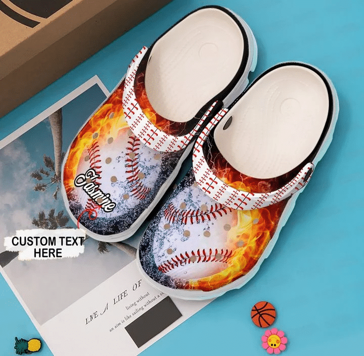 Baseball Personalized Fire Sku 151 Crocs Crocband Clog Comfortable For Mens Womens Classic Clog Water Shoes Baseball Personalized Fire Sku 151 Crocs Crocband Clog Comfortable For Mens Womens Classic Clog Water Shoes