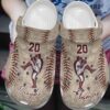 Baseball Personalized Personalize Clog Custom Crocs Fashionstyle Comfortable For Women Men Kid Print 3D Pitcher Batter Catcher