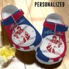 Baseball Personalized Personalize Clog Custom Crocs Fashionstyle Comfortable For Women Men Kid Print 3D Time To Baseball Game
