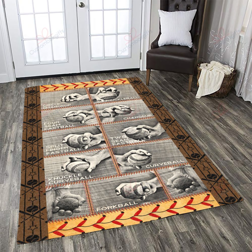 Baseball Pitching Grips Rug Sport Decor Gift Floor Decor Living Room Carpet Rug Area Rug - 5917fffa7425 Baseball Pitching Grips Rug Sport Decor Gift Floor Decor Living Room Carpet Rug Area Rug - 5917fffa7425