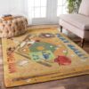 Baseball Play Ball Rug Sport Decor Gift Floor Decor Living Room Carpet Rug Area Rug - ac388f044ba0
