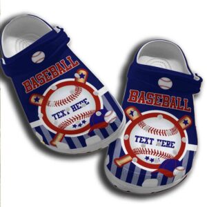 Baseball Player Can Customize Name Shoes Crocs Clog For Men Women