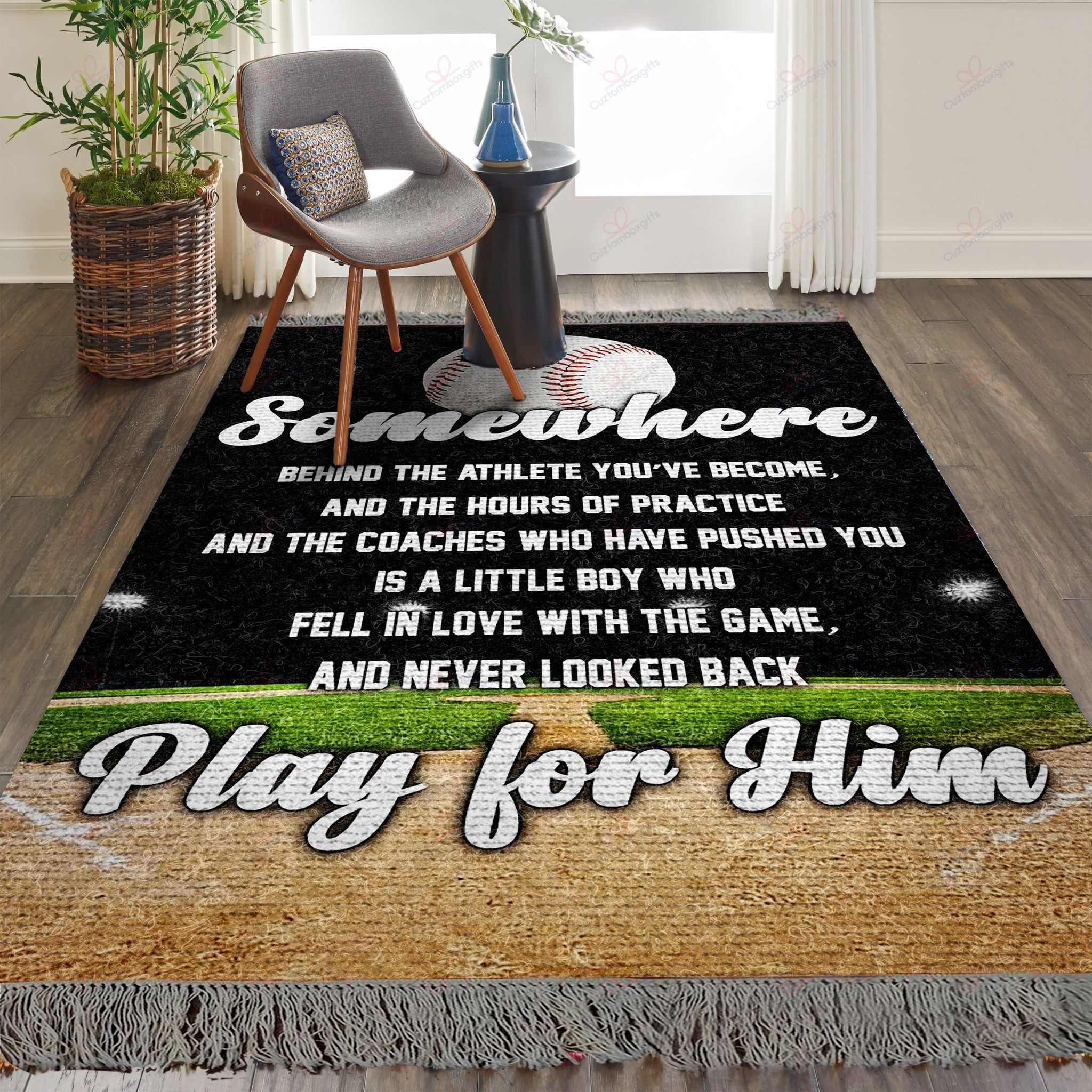 Baseball Somewhere Play For Him 1 Rug Sport Decor Gift Floor Decor Living Room Carpet Rug Area Rug - 451432859c71 Baseball Somewhere Play For Him 1 Rug Sport Decor Gift Floor Decor Living Room Carpet Rug Area Rug - 451432859c71