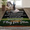 Baseball Somewhere Play For Him Rug Sport Decor Gift Floor Decor Living Room Carpet Rug Area Rug - f517eab1f56c