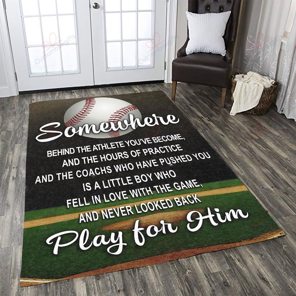Baseball Somewhere Play For Him Rug Sport Decor Gift Floor Decor Living Room Carpet Rug Area Rug - dba1e0a9175d Baseball Somewhere Play For Him Rug Sport Decor Gift Floor Decor Living Room Carpet Rug Area Rug - dba1e0a9175d