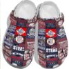 Baseball Stickers Motivation Shoes Crocs Clog Gifts For Baseball Son Daughter – Stickers Shoes Crocbland Clog For Men Women