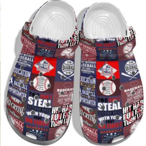 Baseball Stickers Motivation Shoes Crocs Clog Gifts For Baseball Son Daughter – Stickers Shoes Crocbland Clog For Men Women