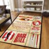 Baseball To My Son Never Forget That I Love You Rug Sport Decor Gift Floor Decor Living Room Carpet Rug Area Rug - 946f6064e8e5