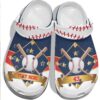 Baseball Vector Shoes Crocs Clog For Batter -Star Baseball Shoes Crocbland Clog Gift For Men Husband
