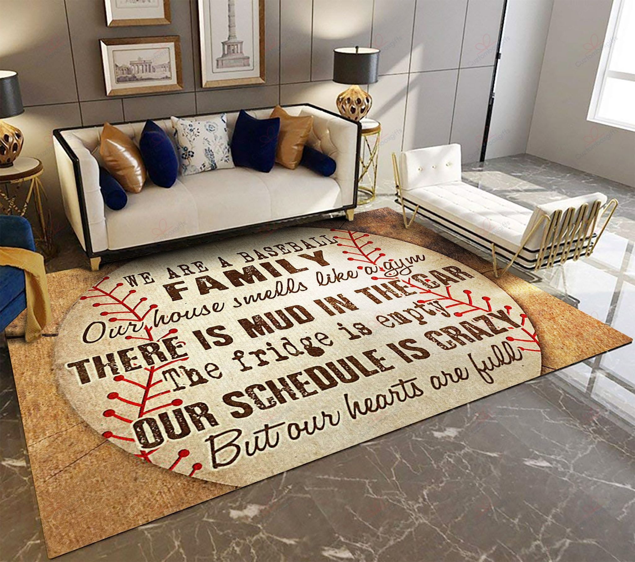 Baseball We Are A Baseball Family Rug Sport Decor Gift Floor Decor Living Room Carpet Rug Area Rug - 4e2b6c403b62 Baseball We Are A Baseball Family Rug Sport Decor Gift Floor Decor Living Room Carpet Rug Area Rug - 4e2b6c403b62