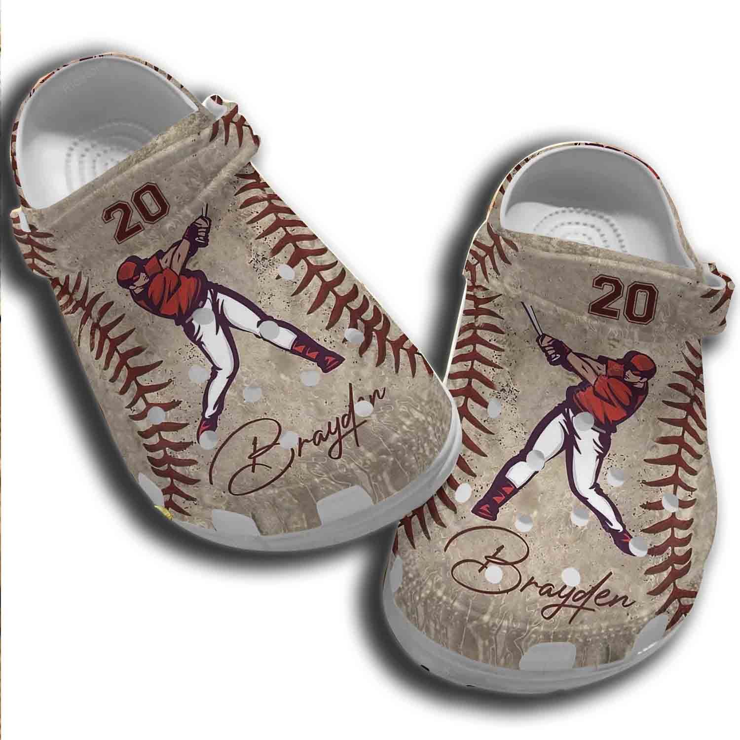 Baseballer Shoes Crocs Clog For Batter Men-Play Ball Shoes Crocbland Clog Gift For Men Boyfriend Baseballer Shoes Crocs Clog For Batter Men-Play Ball Shoes Crocbland Clog Gift For Men Boyfriend