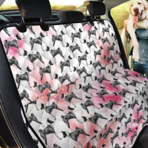 Basenji Pattern Theme Car Back Seat Cover Dog Car Seat Covers - d5ba28f6d9c5