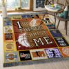 Basket Ball I Can Do All Things Rug Sport Decor Gift Floor Decor Living Room Carpet Rug Area Rug - faa6a44e65f0