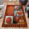 Basketball 2 Rug Sport Decor Gift Floor Decor Living Room Carpet Rug Area Rug - 5df221ccac33