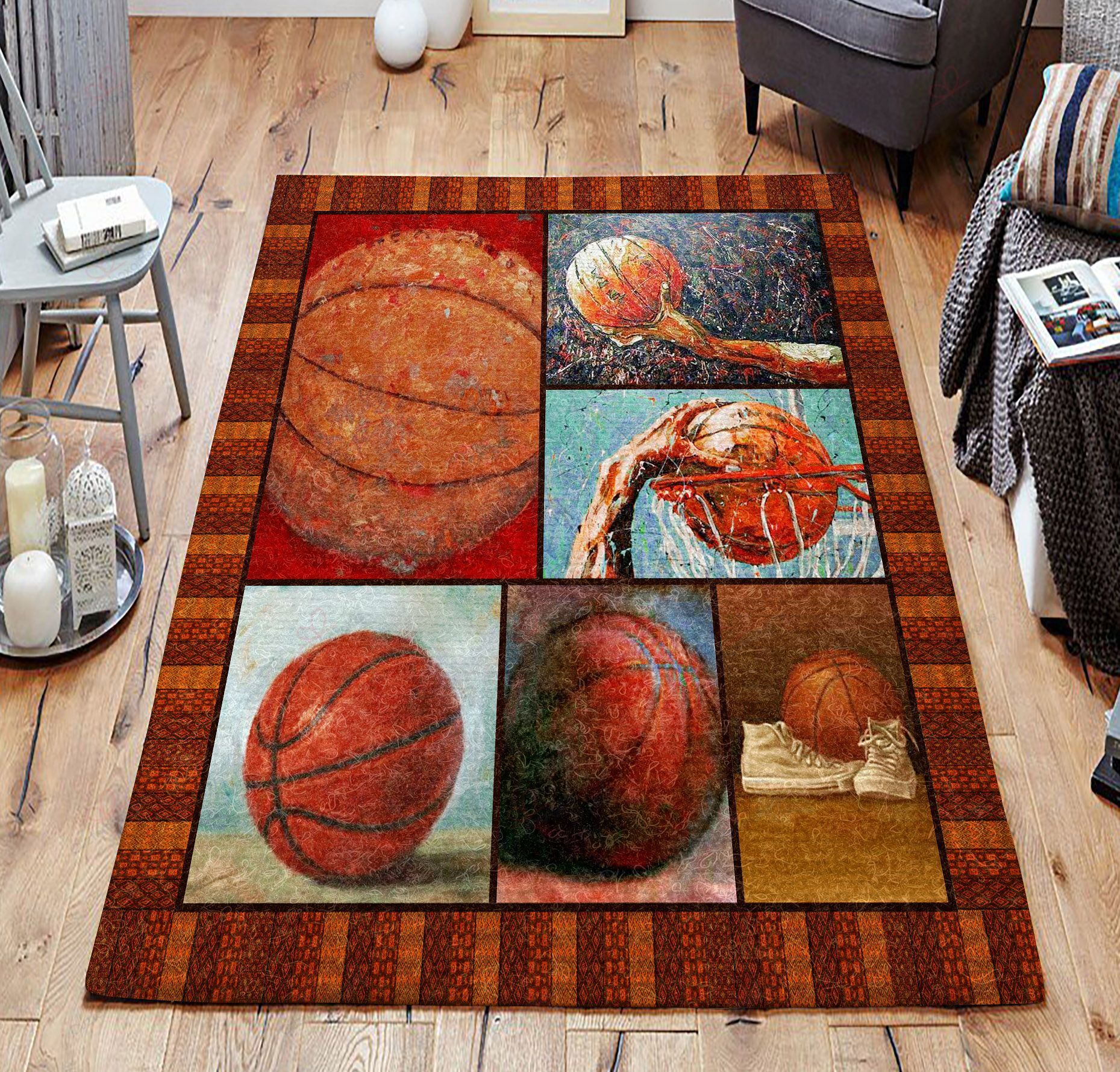 Basketball 2 Rug Sport Decor Gift Floor Decor Living Room Carpet Rug Area Rug - 5df221ccac33 Basketball 2 Rug Sport Decor Gift Floor Decor Living Room Carpet Rug Area Rug - 5df221ccac33