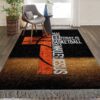 Basketball Christmas Cross Rug Sport Decor Gift Floor Decor Living Room Carpet Rug Area Rug - 5870879e4327