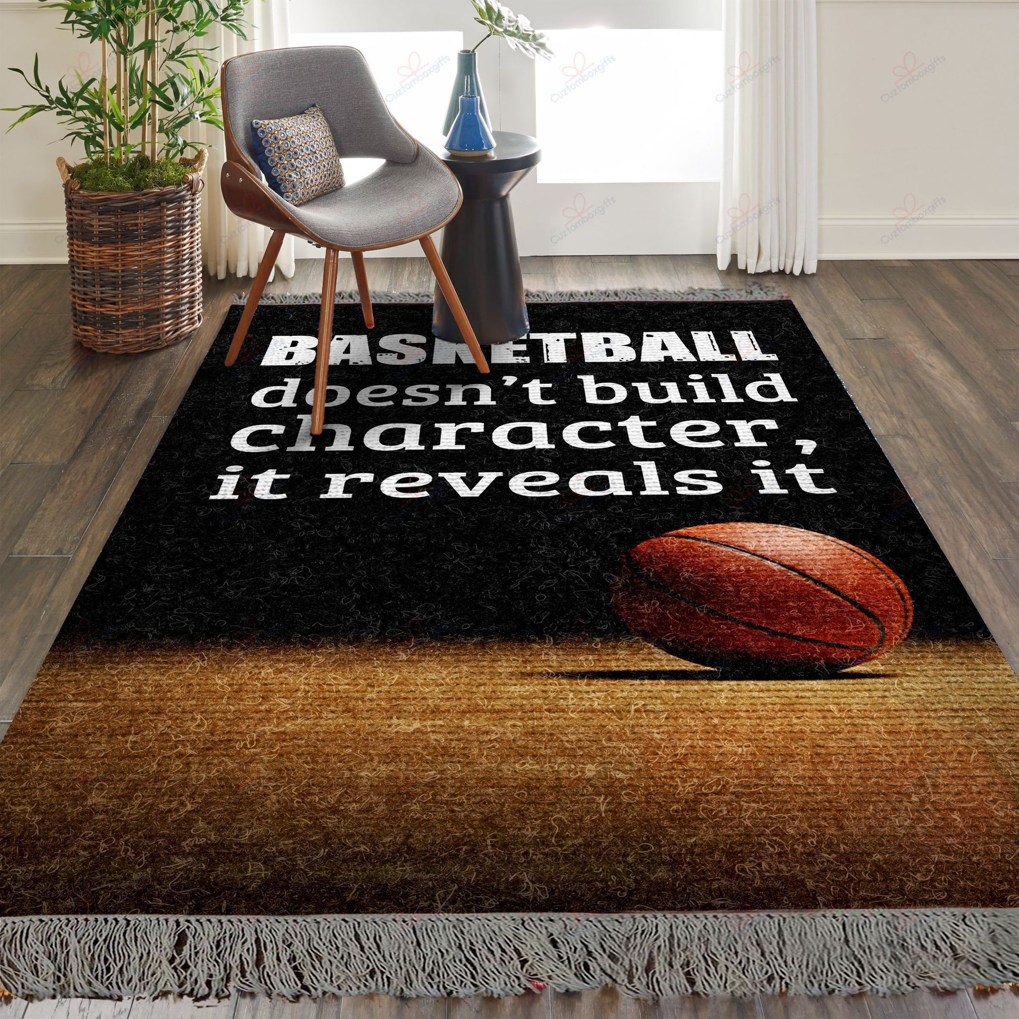 Basketball Doesnt Build Character It Reveals It Rug Sport Decor Gift Floor Decor Living Room Carpet Rug Area Rug - 460eb57fd0cd Basketball Doesnt Build Character It Reveals It Rug Sport Decor Gift Floor Decor Living Room Carpet Rug Area Rug - 460eb57fd0cd