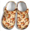 Basketball Funny Ball Shoes Crocs Clog – Orange Basketball Crocbland Clog For Men Women