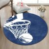 Basketball Round Carpet Floor Rug Living Room Bedroom Decor Round Area Rug Carpet
